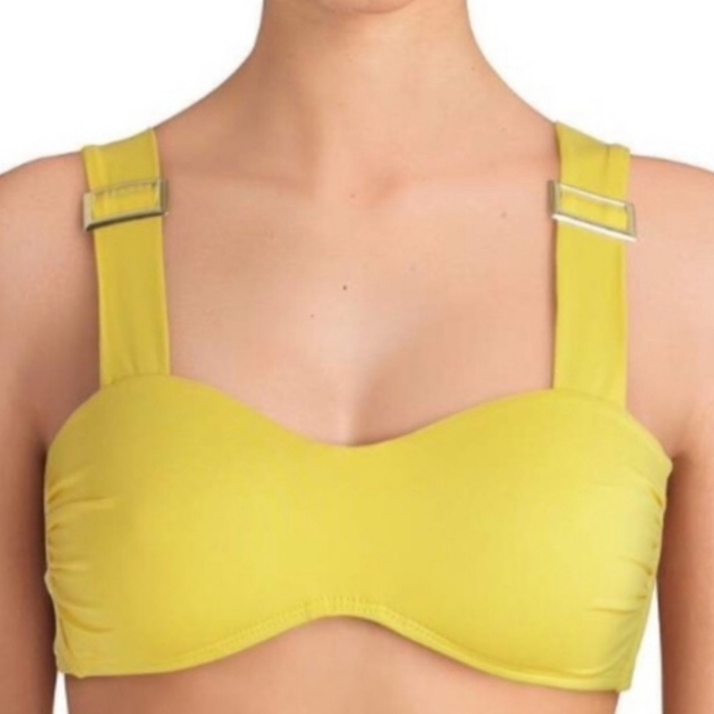 COPY - Daniel Cremieux Yellow Bikini Top…